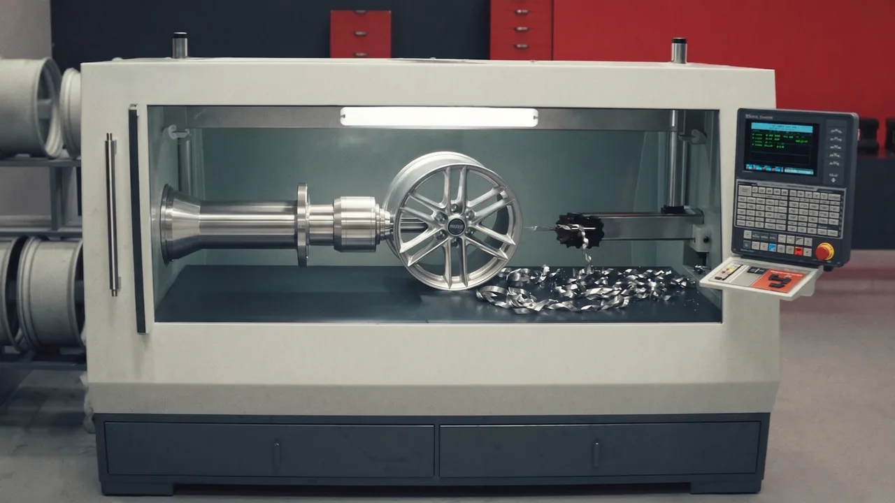 CNC-Glanzdrehen mit Klarlack – Felgen-Service bei Redline Wheelworks in Berlin